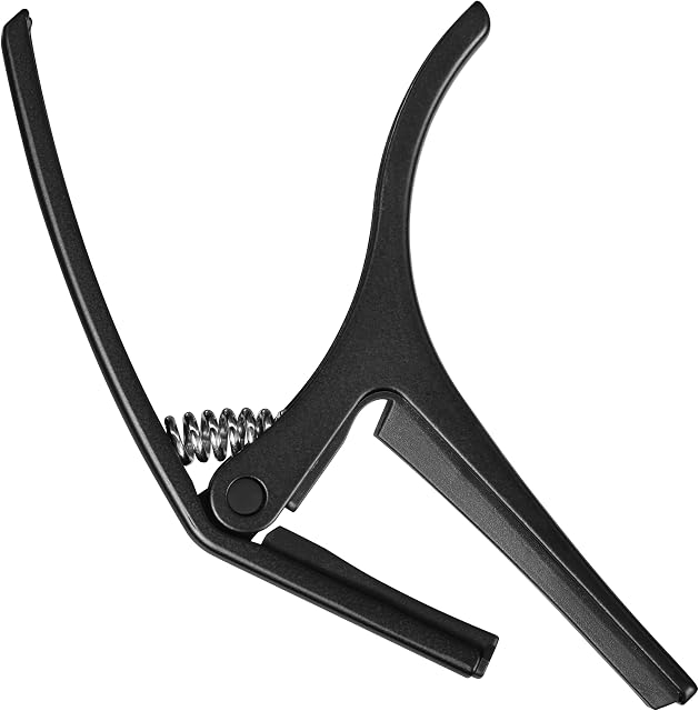 AMUMU PitchMate Guitare Capo avec Puller Bridge Pin convient aux guitares électriques et acoustiques - Grip sécurisé, stockage facile