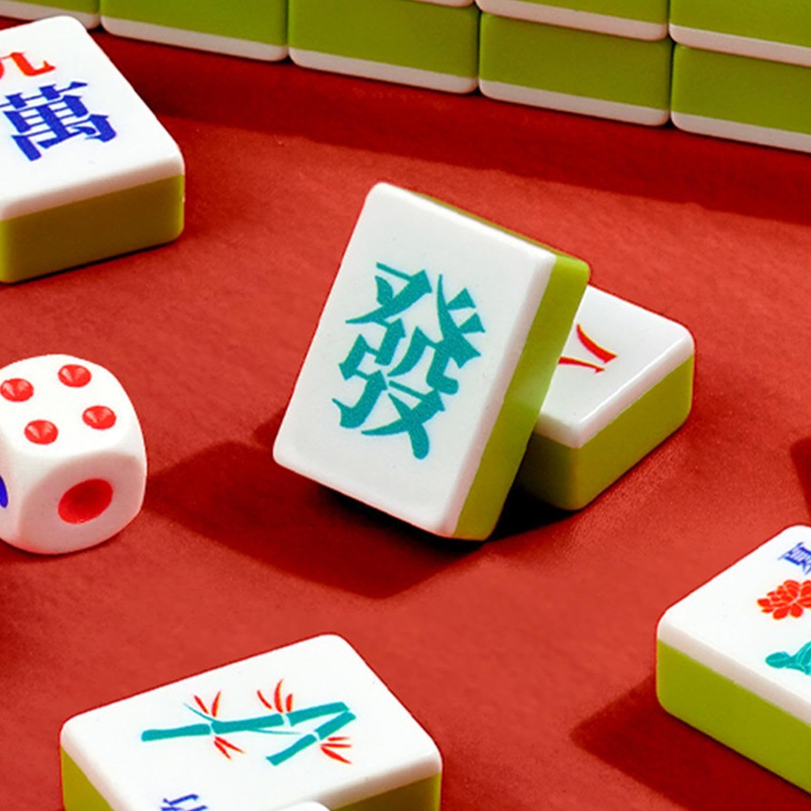 Mahjong Game Set Portatile Divertente Mahjong per Famiglia