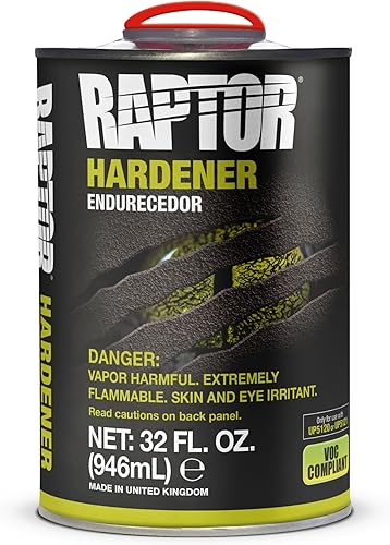 Miniatura 6 de Raptor - Kit de revestimiento en aerosol de uretano tintado para caja de camioneta, pintura protectora, duradera, para portones traseros y camiones,