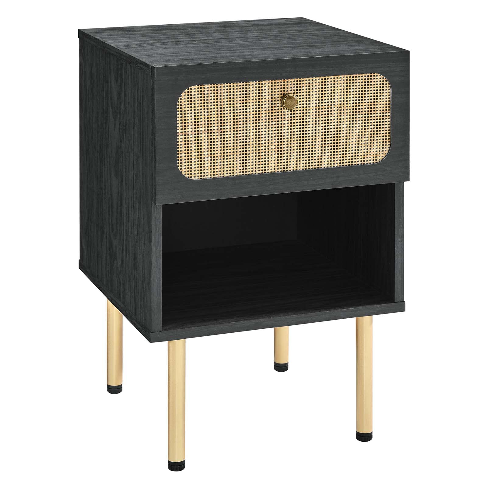 Modway Chaucer Nightstand, Black