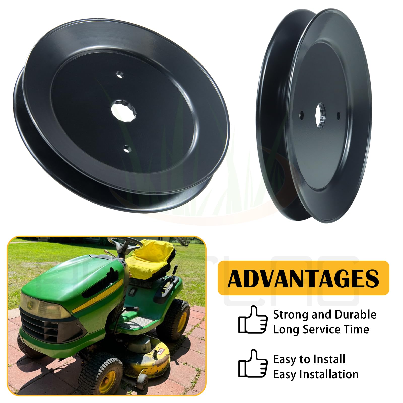 Amazon.com : BOSFLAG 2 Pack 153535 Pulley Mandrel Craftsman