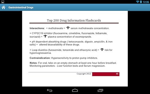 Pharmacy Top 200 Drug Information Flash Cards - Lite