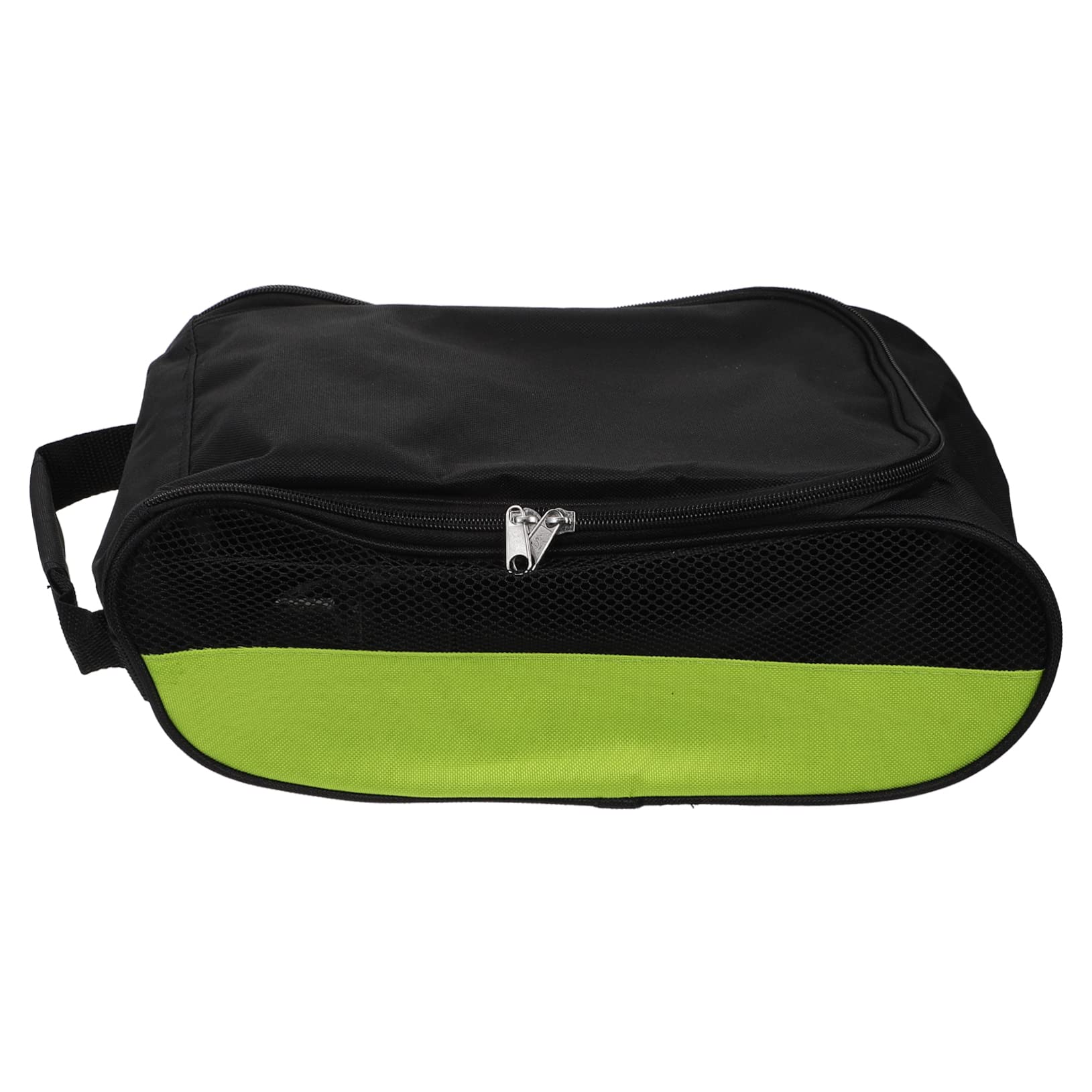 KOMBIUDA Golf Shoes Case Golf Shoe Bag Waterproof Sturdy Outdoor Use Black Green