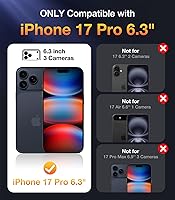 Vista 12 de Diaclara - Funda diseñada para iPhone 15 Plus de 6.7 pulgadas, transparente, cuerpo completo, con protector de pantalla, resistente de protección