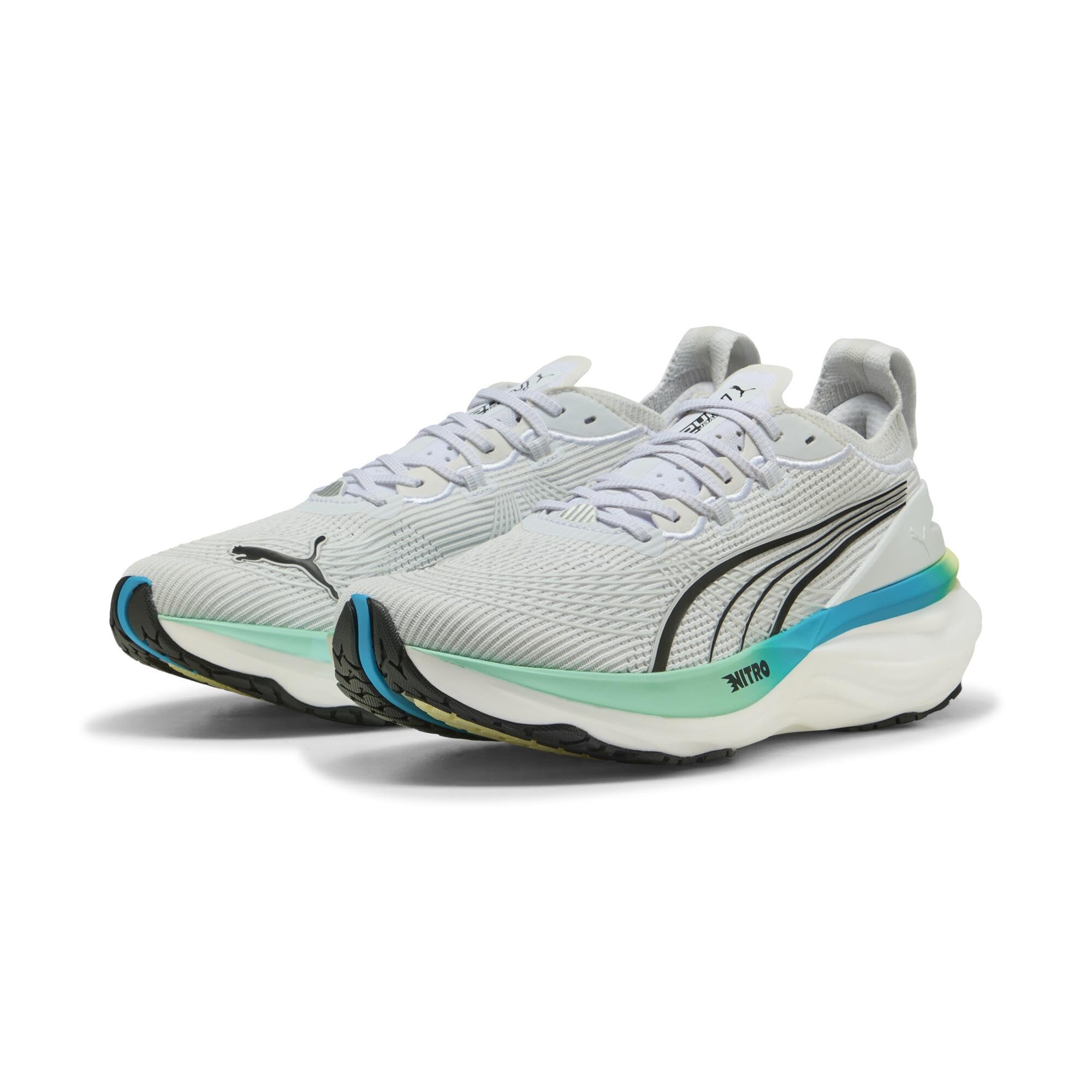 PUMA ForeverRun NITRO 2 PUMA White-Speed Blue mens Shoes 44 EU PUMA White-Speed Blue
