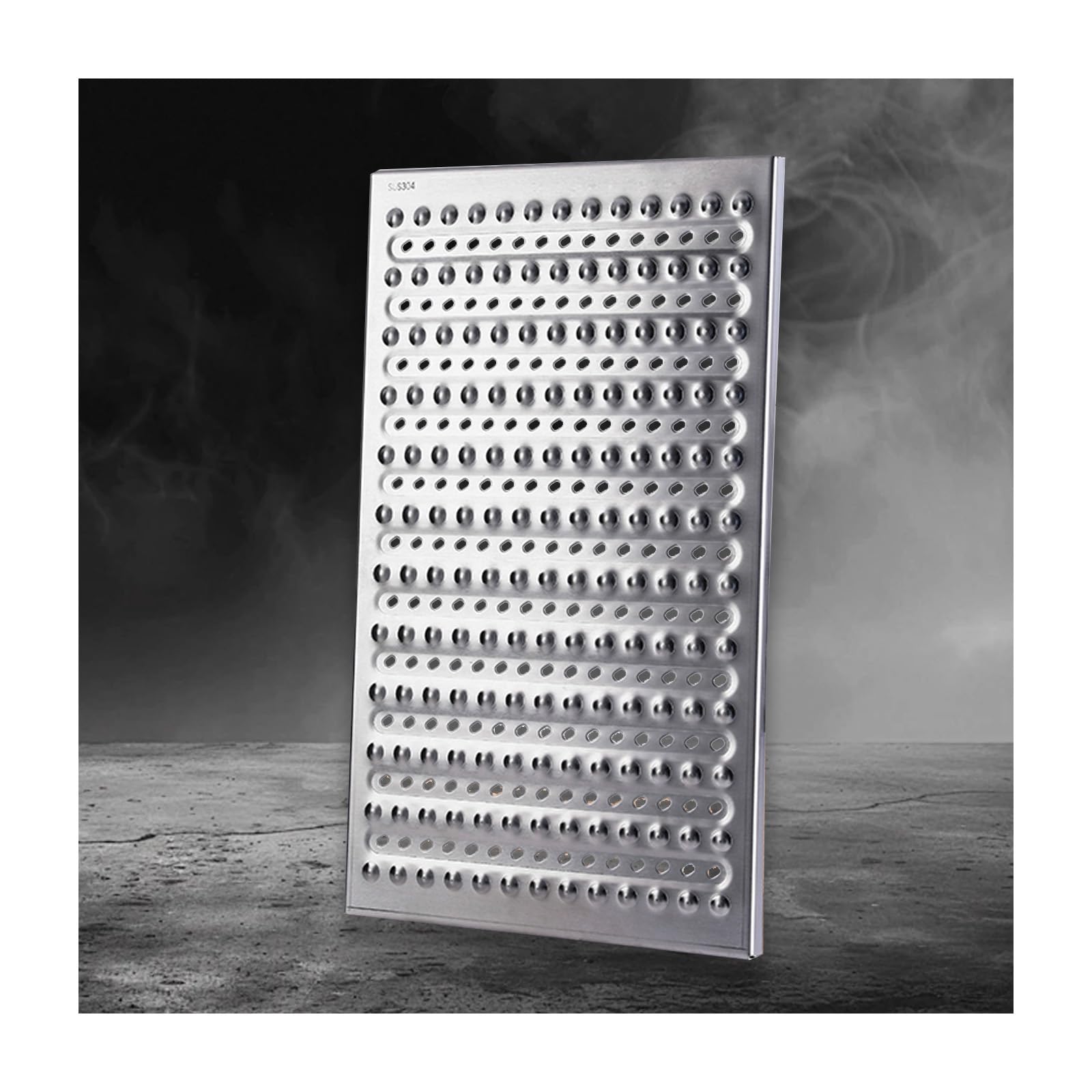 Couvercle de vidange robuste 30x57.9 cm pour le drainage de garage et jardin