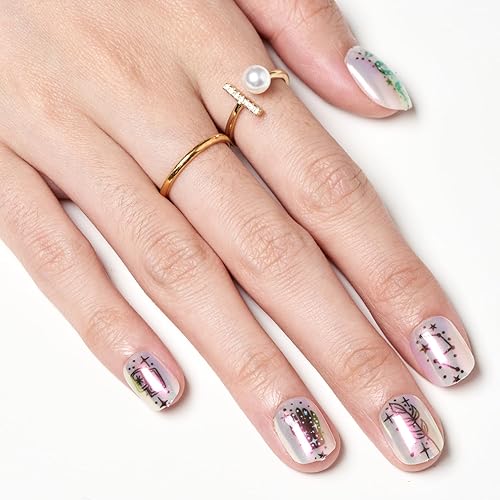 Miniatura 2 de GLAMERMAID Uñas postizas extra cortas a presión, hechas a mano, de metal cromado blanco, escovalas cortas, cuadradas redondas naturales, gel