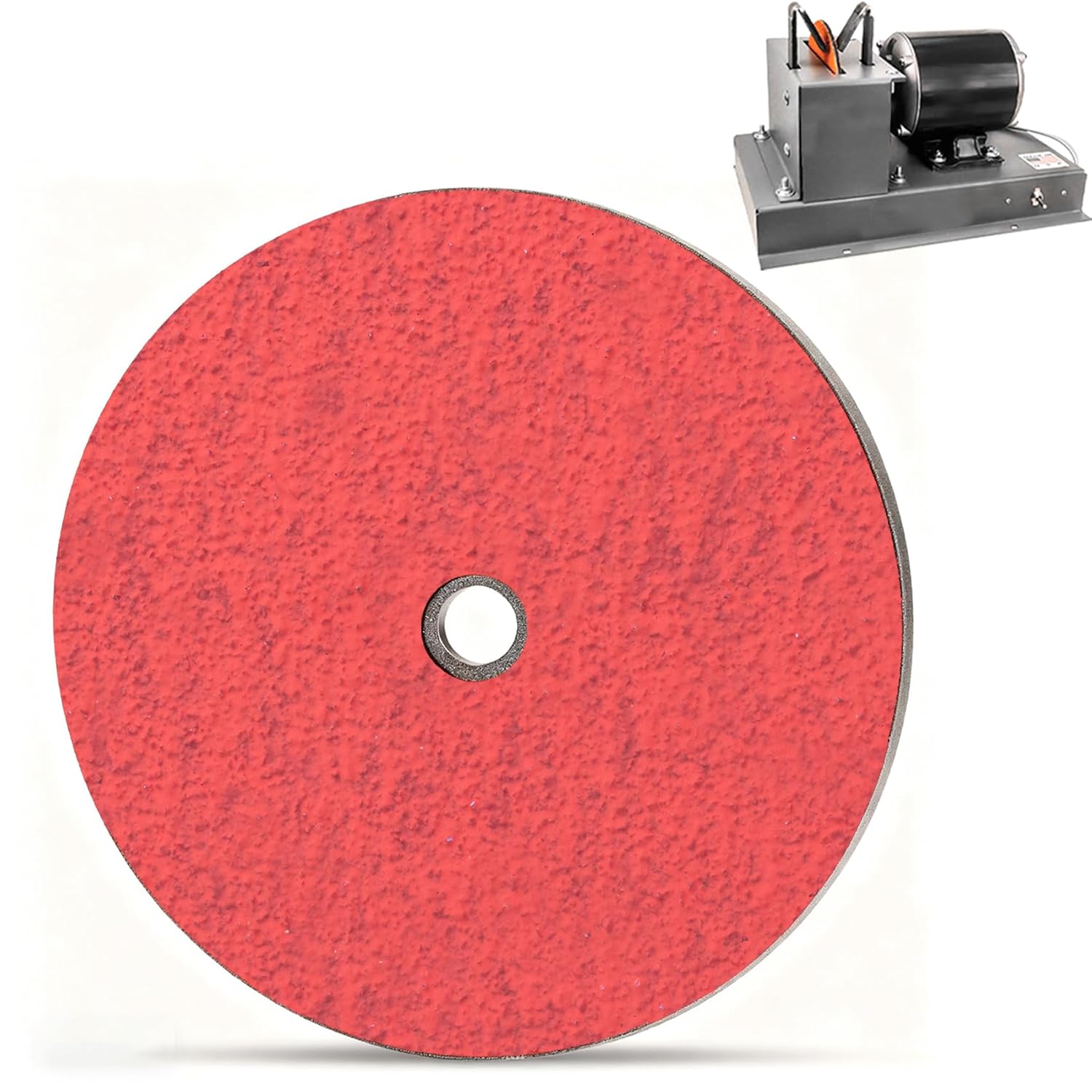 Upgraded 7" Disc Grinding Wheel for RBG 712, 750, 780 Grinder, 36-Grit Ceramic Resin Fiber, 11710 Abrasive Grinding Wheel Replace 7" Lawn Mower Blade Sharpener