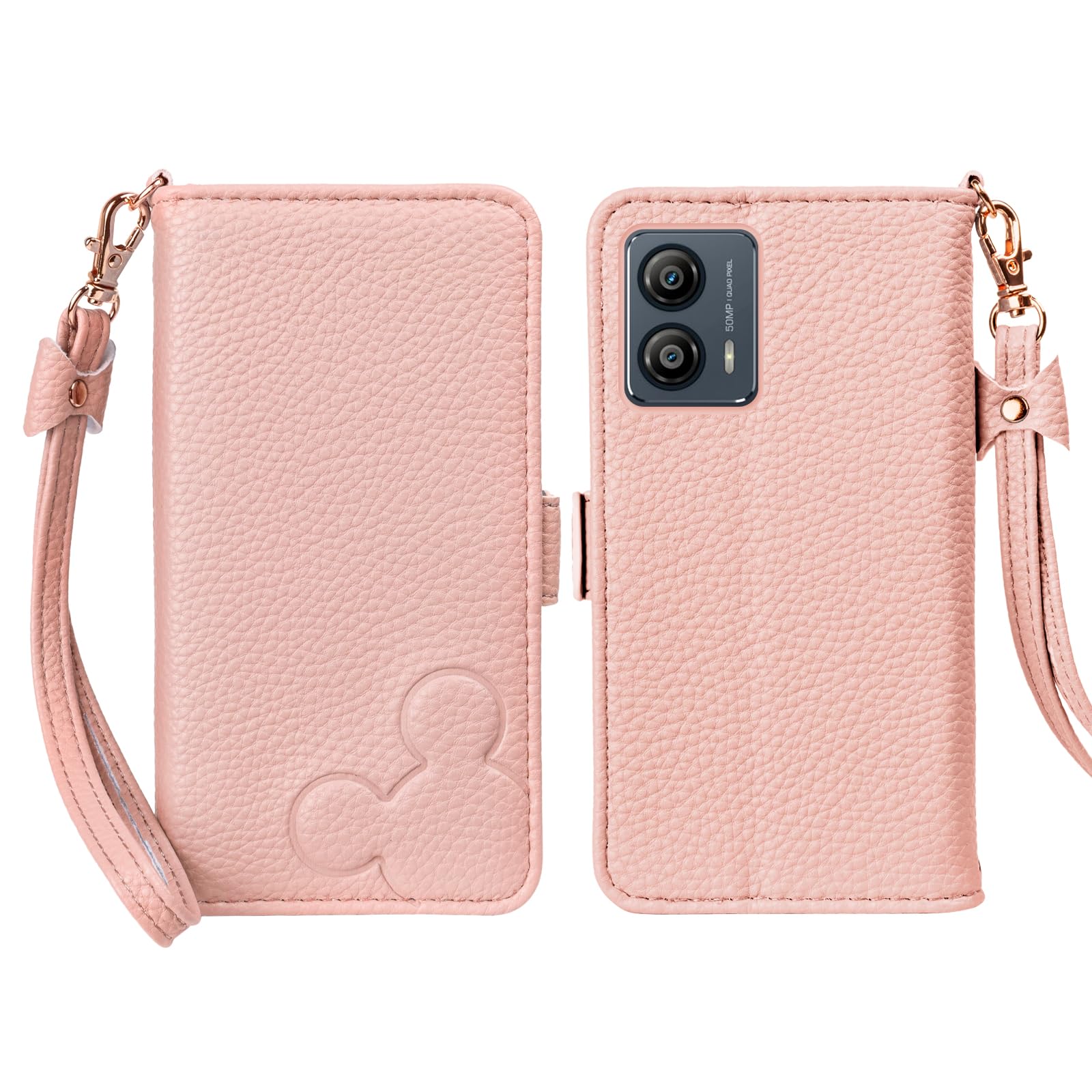 Amazon.co.jp: KUKULA MOTO G53J 5G / G53Y 5G ケース 手帳型 丸耳 