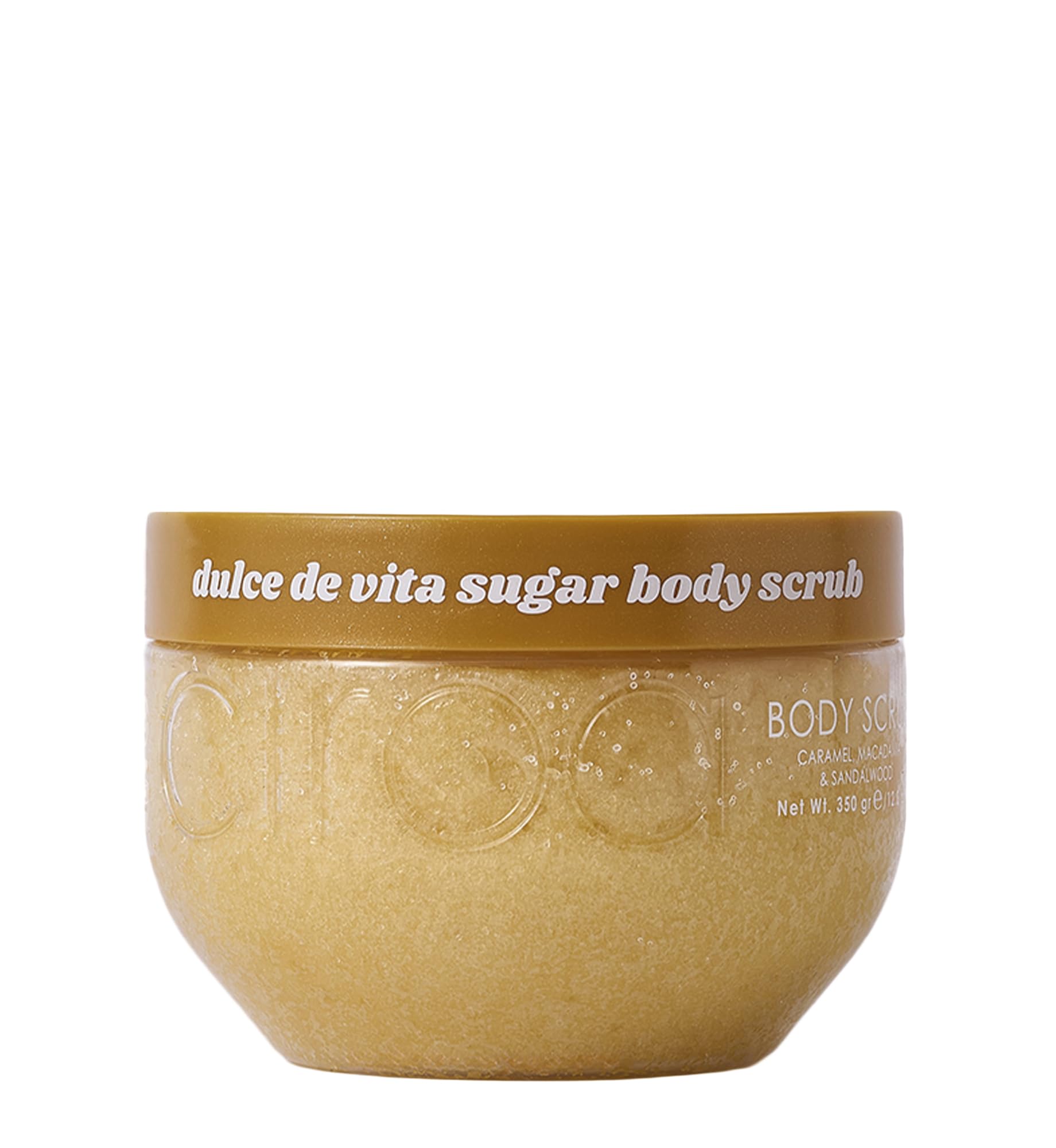 Ciroa Beauty Dulce de Vita Body Scrub 350g – Exfoliating Caramel Sugar Scrub for Soft, Glowing Skin, Vegan & Cruelty Free