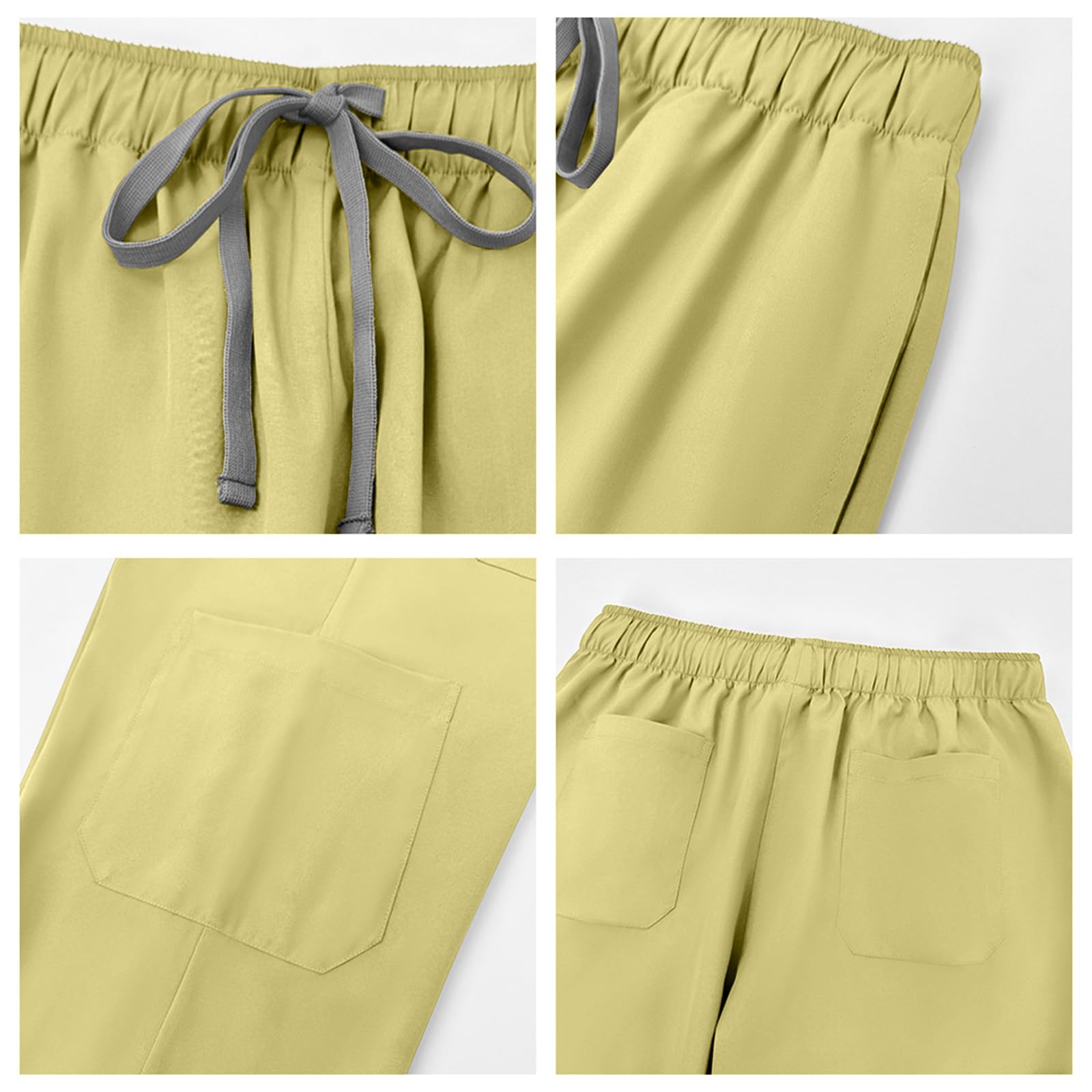 Damen Kasack Und Hose Set Pflegeuniform Mit V Ausschnitt Kurzarm Oberteil