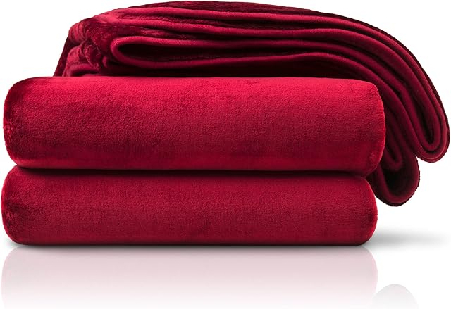 Amago - Cuddly Blanket, Cashmere Feel, 130 x 170 cm - Bordeaux
