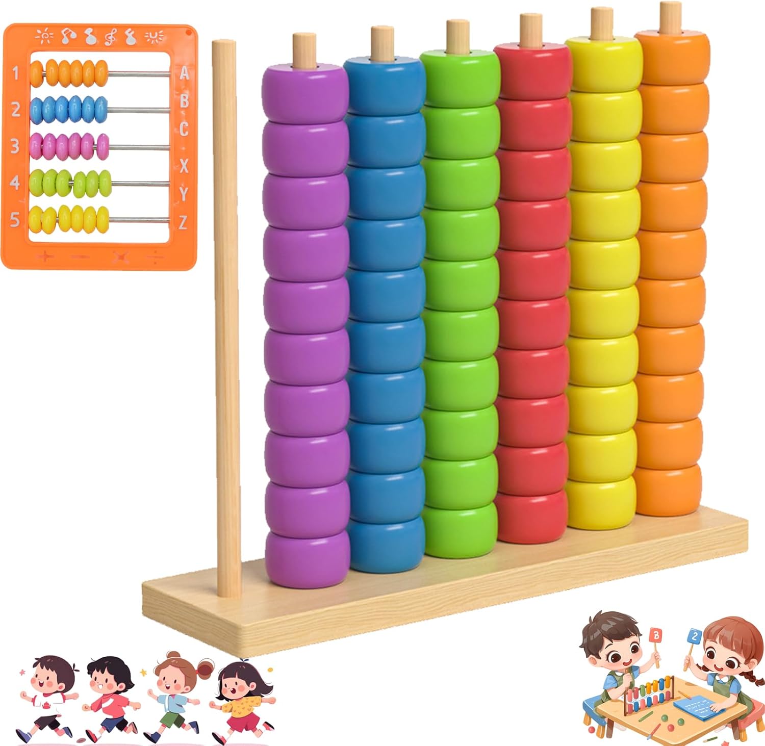 Color Stack Challenge Game, Colour Stack Game, Color Pile up Challenge, Color Pile Game, Fast-Paced ColorMatching Games with Stacking Rings