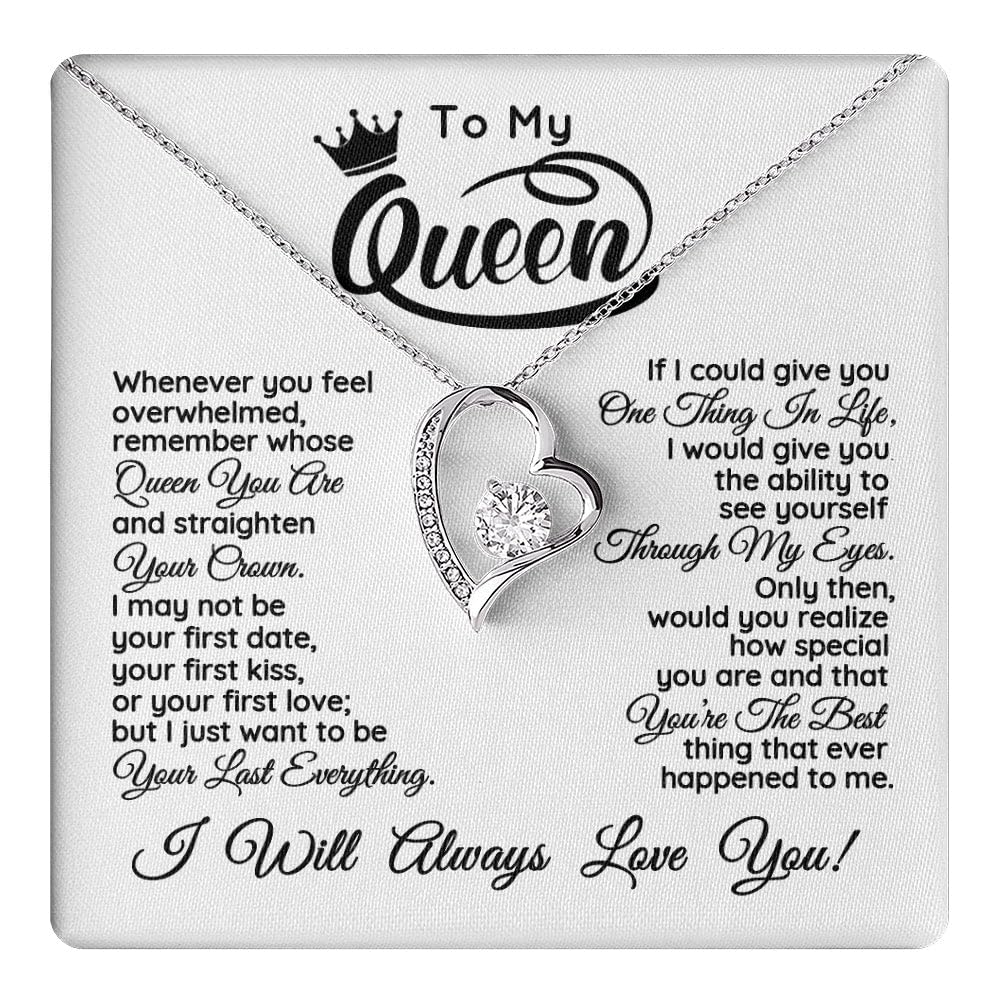 Yametee Personalized To My Wife Necklace From Husband I Love You More Wife Birthday Anniversary Wedding Valentines Christmas Customized Message Card