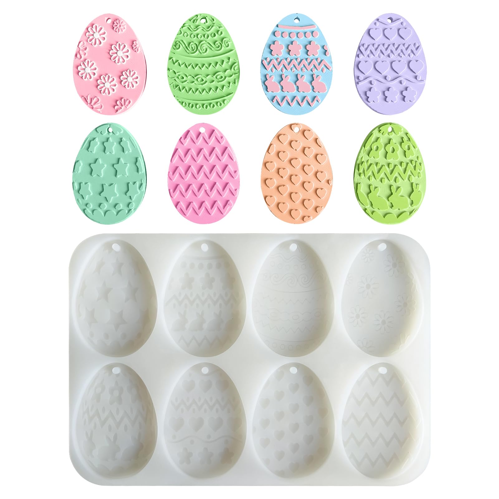Stampo In Silicone Per Pasqua A Forma Di Coniglio 3D | Fai Da Te Candele, Saponi E Resine | Regalo Creativo