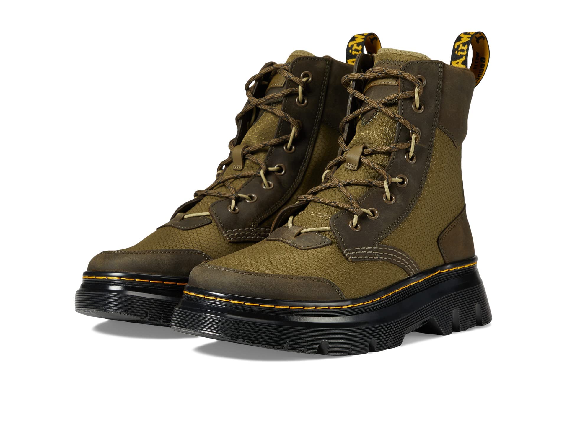 Dr. MartensTarik LS Shoes for Men, and Women - Textile Upper with Stitched Welt, Stylish, and Comfy Ankle-High Boots