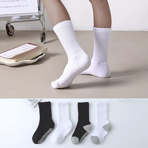 Miniatura 2 de EPEIUS Calcetines acolchados de algodón grueso para niños y niñas, 6 unidades, 4-14 años