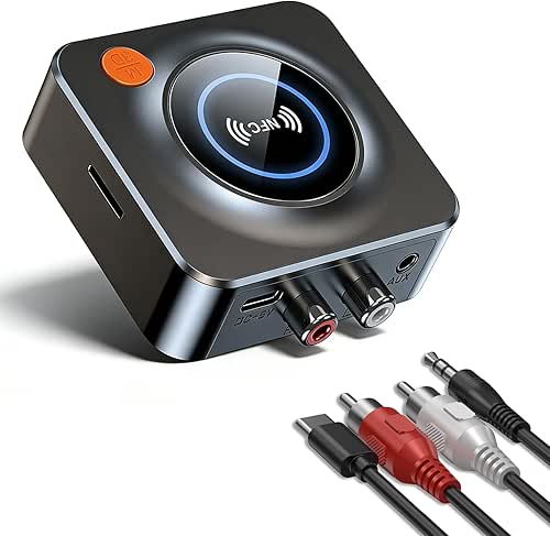 Bluetooth Receiver for Home Stereo, AUX RCA to Bluetooth Adapter