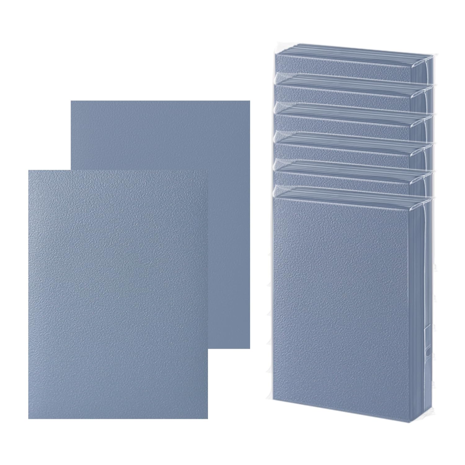 Gray MTG Card Sleeves 300CT, Matte Textured Back Card Sleeve Deck Card Protectors, Standard Size Card Sleeves for MTG, Baseball Card, Sports Cards, Game Card