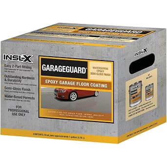 INSL-X GarageGuard 1 Gal. Showroom Gray Epoxy Garage Floor Coating - 1 Each