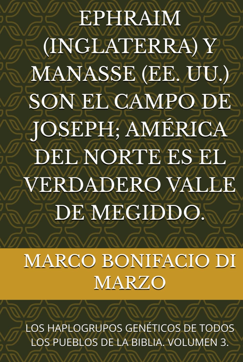 EPHRAIM (INGLATERRA) Y MANASSE (EE. UU.) SON EL CAMPO DE JOSEPH; AMÉRICA DEL NORTE ES EL VERDADERO VALLE DE MEGIDDO.: LOS HAPLOGRUPOS GENÉTICOS DE TODOS LOS PUEBLOS DE LA BIBLIA. VOLUMEN 3.