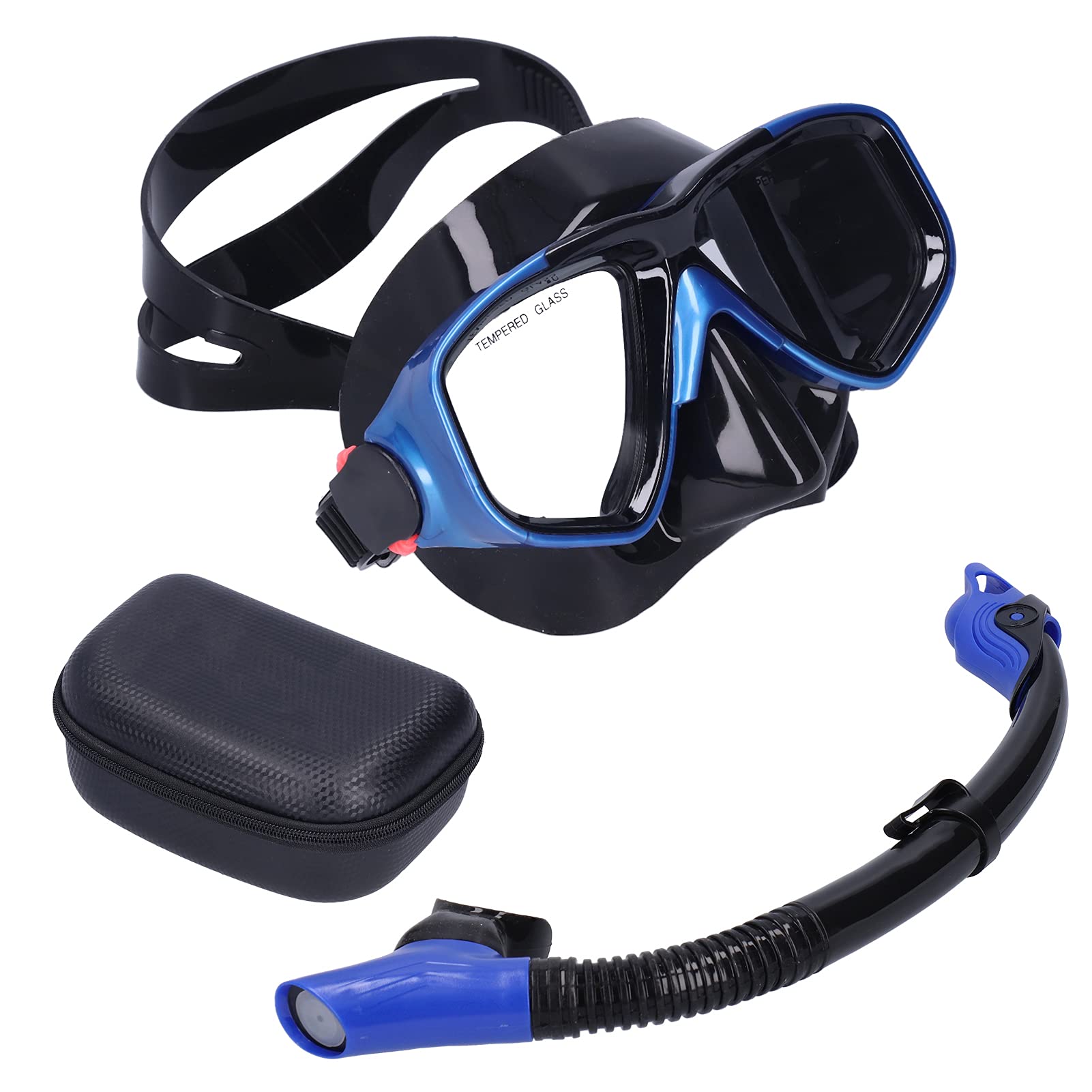 Juego de Gafas de Snorkel con Snorkel Antivaho y Completamente Seco para Niños Adultos, Material de Silicona Suave, 1 Unidad, Aptas para Deportes Acuáticos