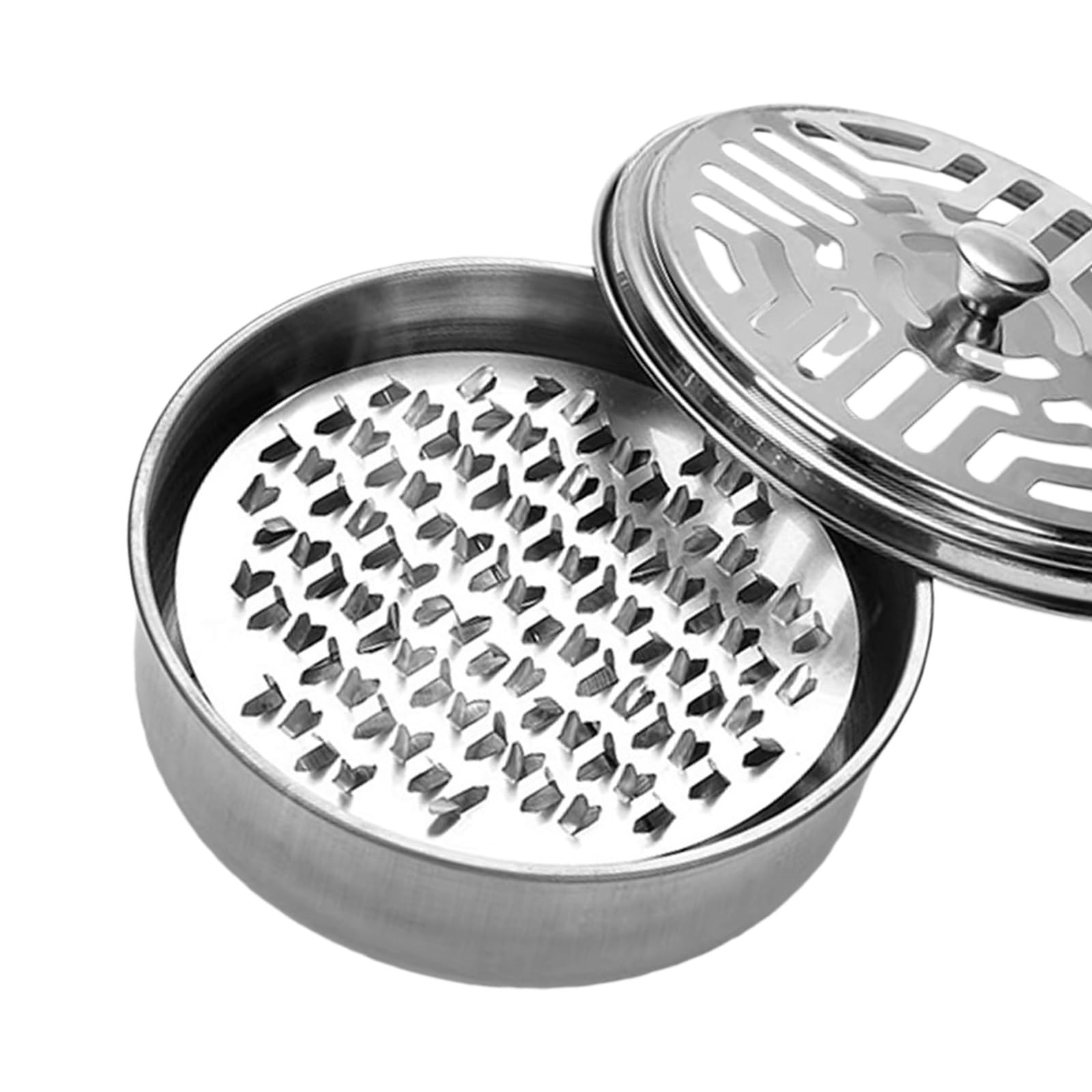 Round Mosquito Repellent Incense Holder Case with Lid Incense Holder Outdoor Fragrance Incense Case Mosquito Burner Box Camping Rack