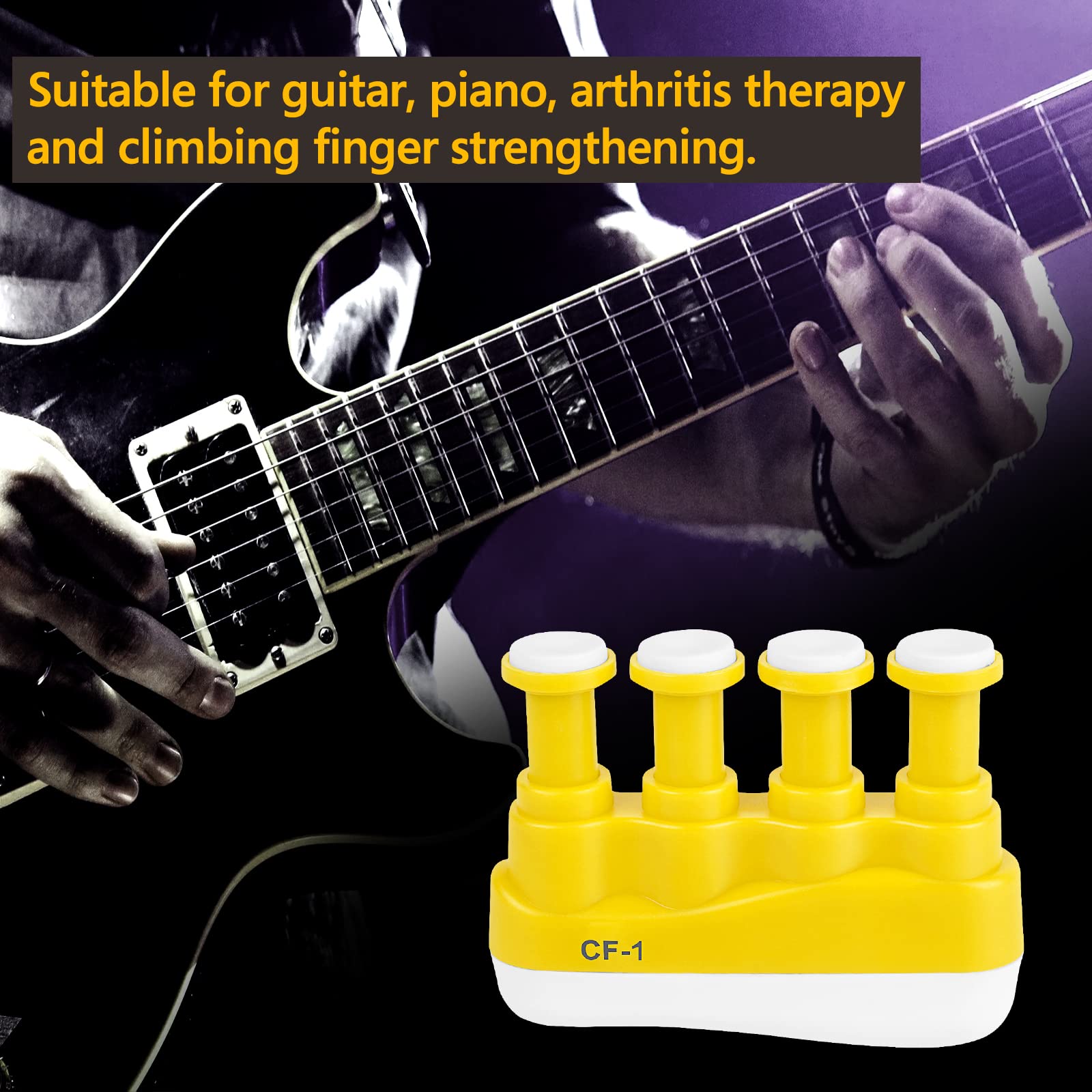 Musiin Finger Strengthener for Guitar Players Finger Resistance Training, Guitar Bass Finger Speed Training - Image 4