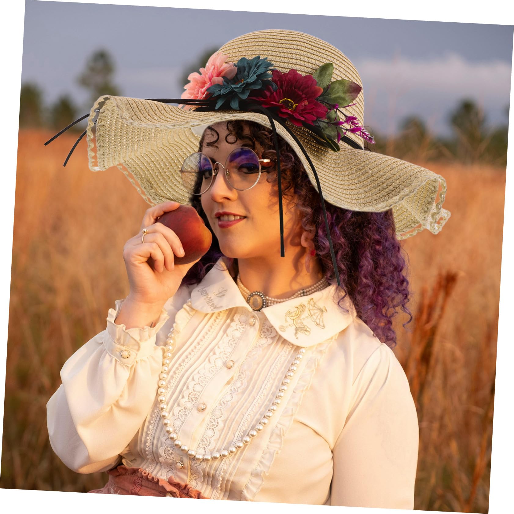 Sombrero de Plegable para Mujer Protección UV con Girasol ala Ancha Transpirable para Playa Senderismo y Verano al Aire
