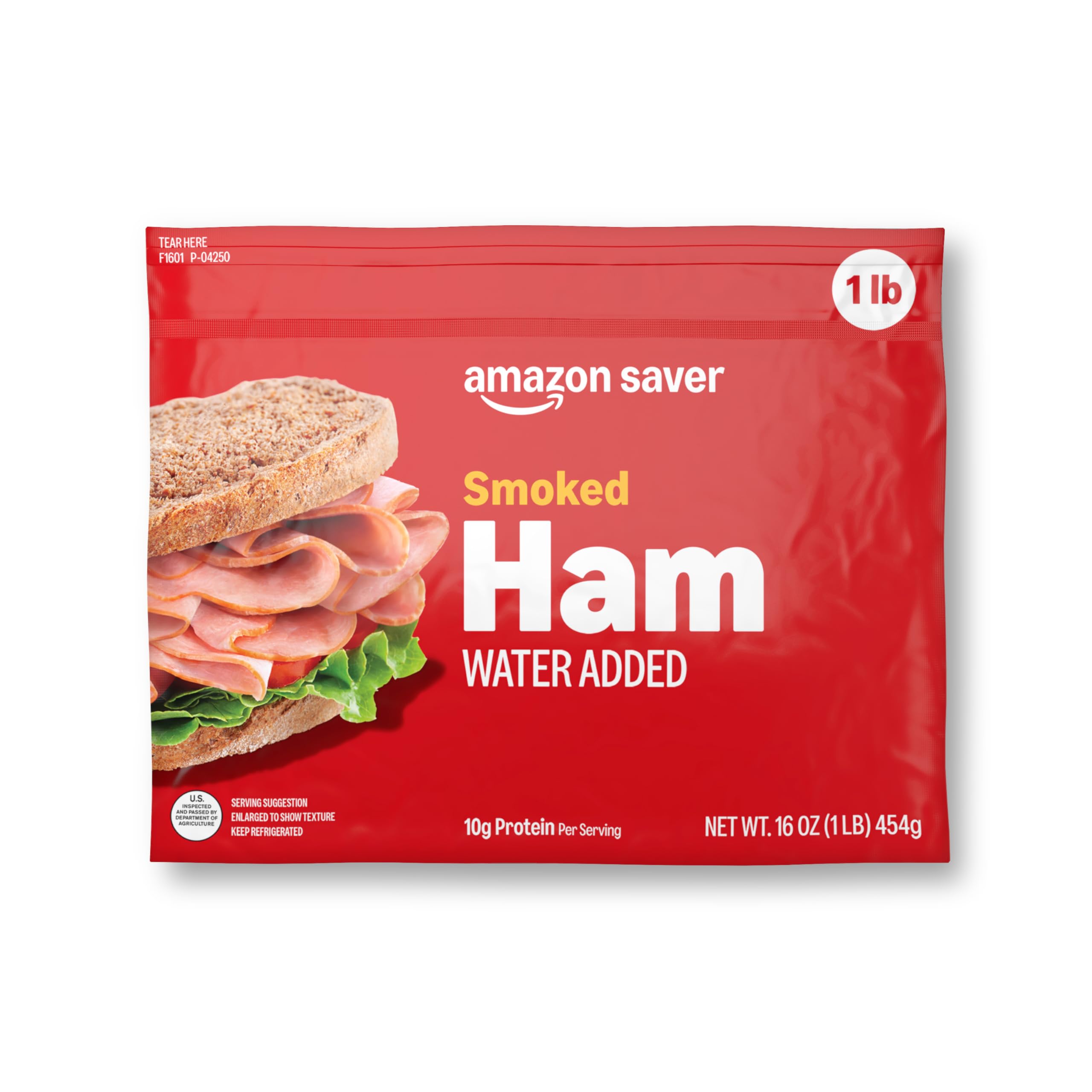 Amazon.com: Amazon Saver, Sliced Smoked Ham, 16 Oz : Grocery