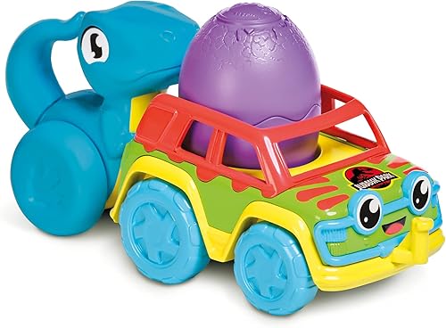 Toomies Jurassic World Chase & Roll Raptors - Juguetes de dinosaurios para juegos de desarrollo - 12 meses