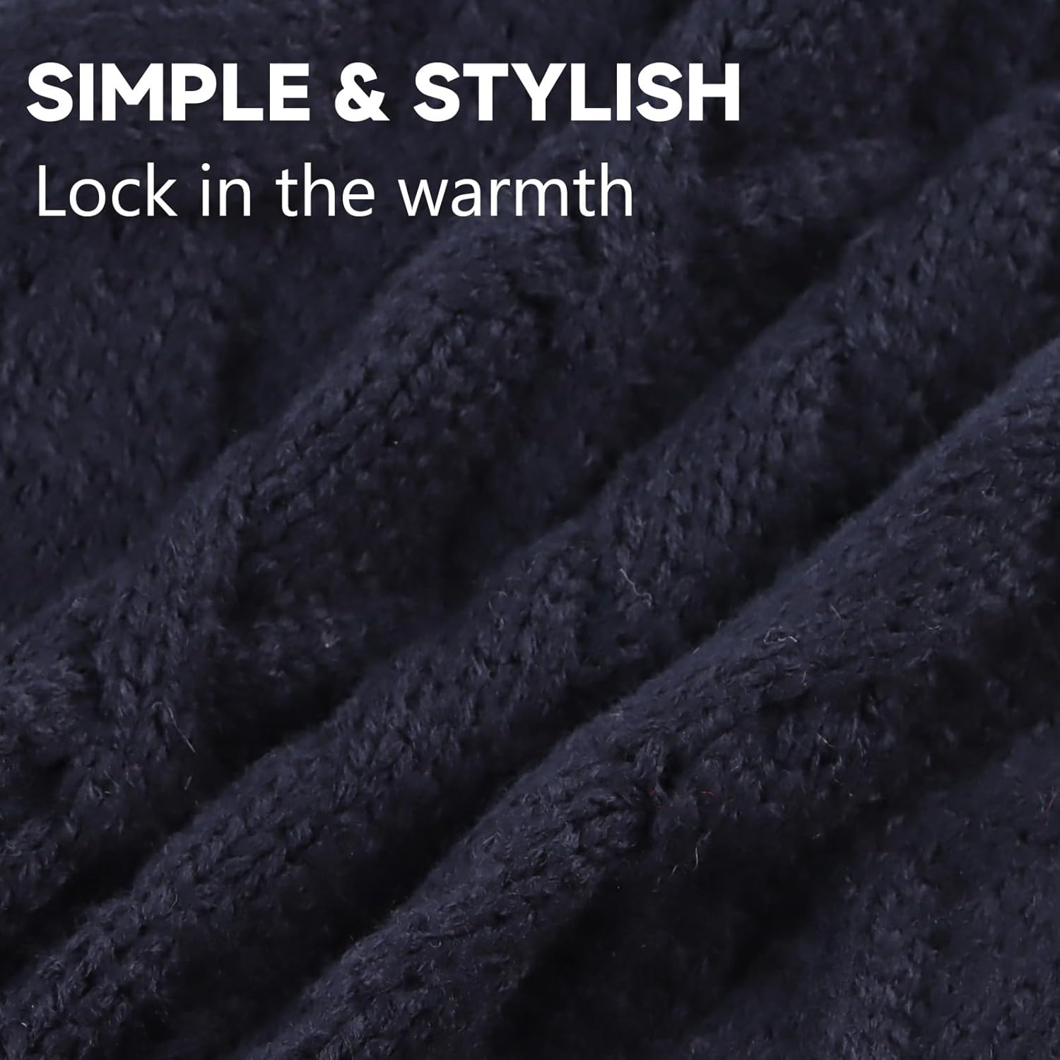 Zsedrut Fall Winter Women Scarves Cable Knitted Scarf For Women Warm Neck Warmer Cold Weather - Image 5