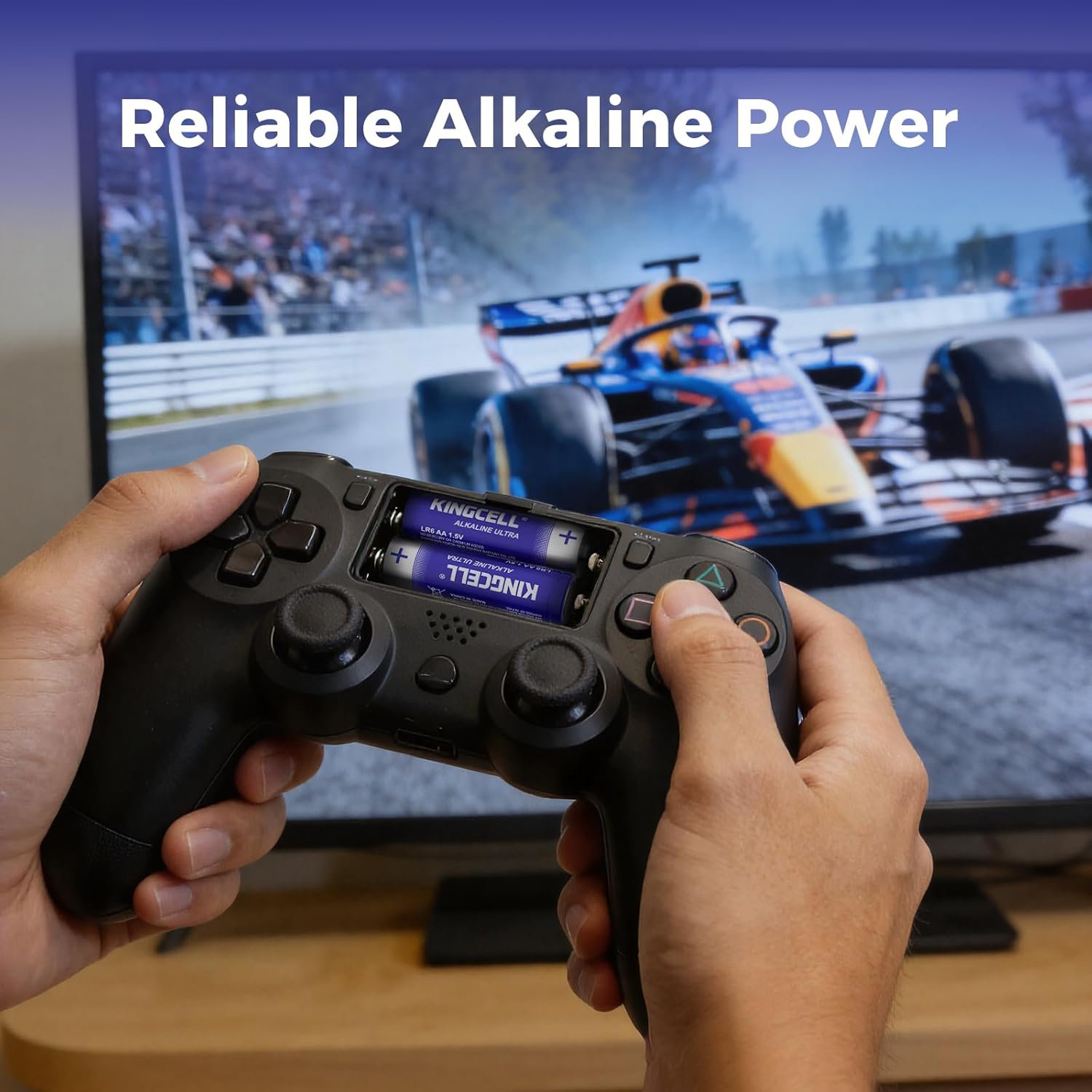 KINGCELL AA Batteries 100 Pack - High-Performance Alkaline Double A Battery - Ultra Long-Lasting, Leakproof Design 1.5V for Household Devices, 10-Year Shelf Life