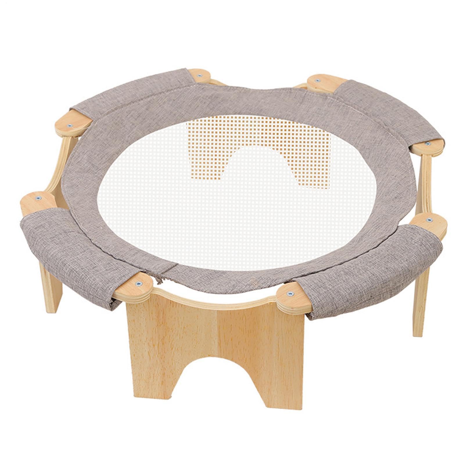 Muebles para gatos con hamaca elevada y malla mediana de alta calidad