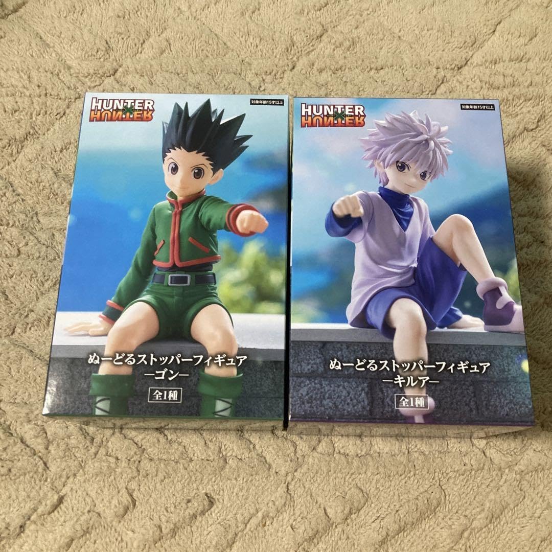 Amazon.co.jp: ハンターハンターゴン、キルア、ヌードルストッパー2体 