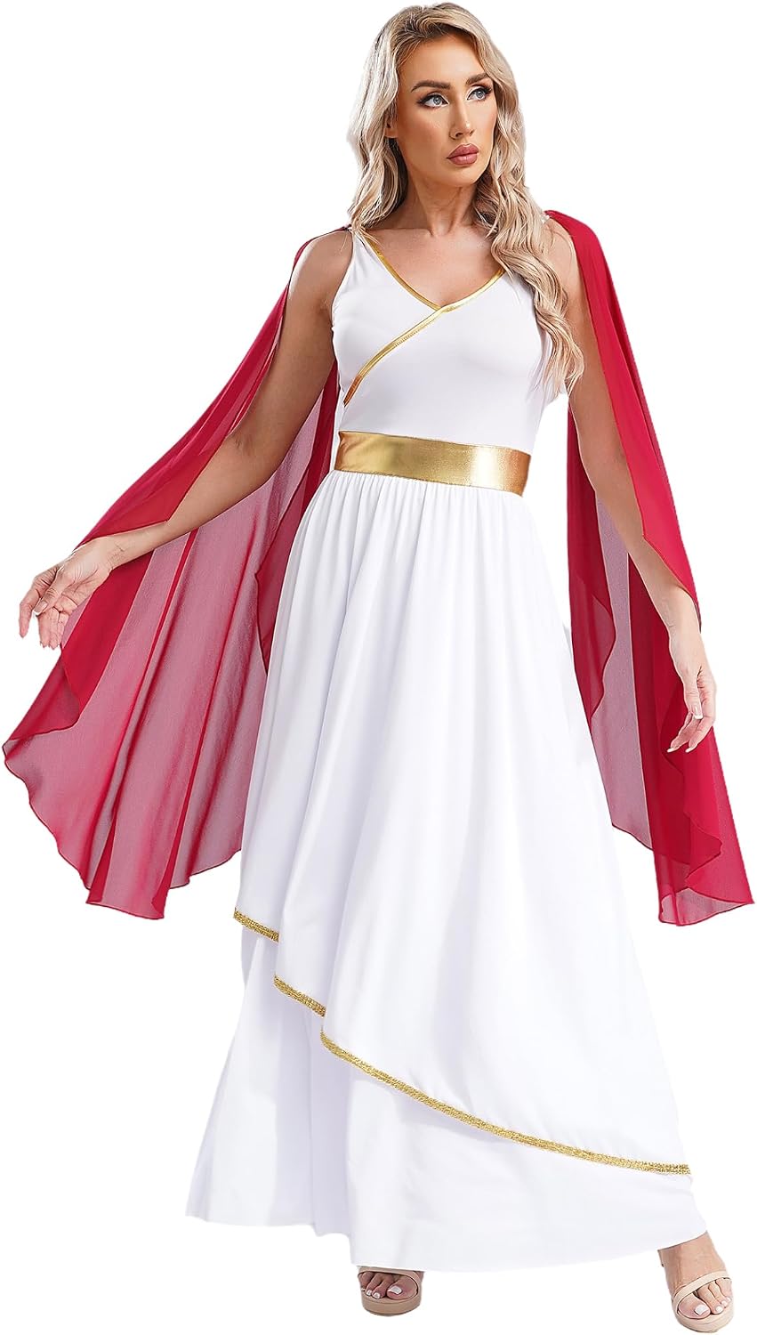 Ancient Greek Dress for Women Grecian Toga Dress