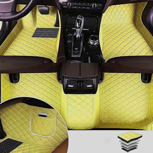 Miniatura 10 de Alfombrillas personalizadas para el 95 % de los sedán, SUV deportivos, protección para todo tipo de clima, tapetes de cuero impermeables para el