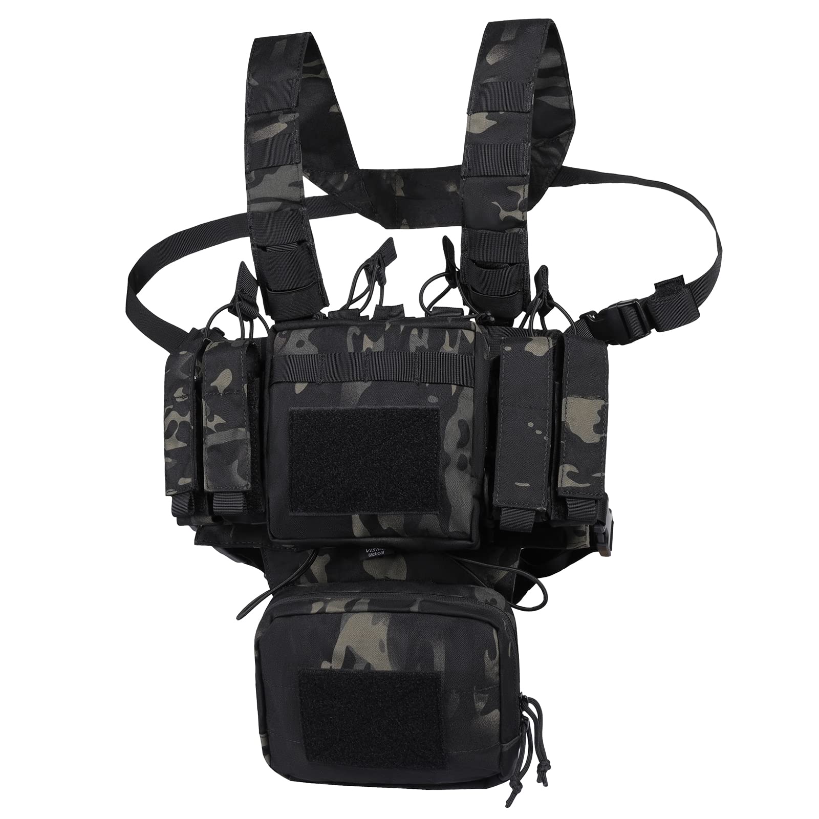 Buy Chest Rig, Adjustable&Detachable Molle Chest Rigs with Mag Pouch