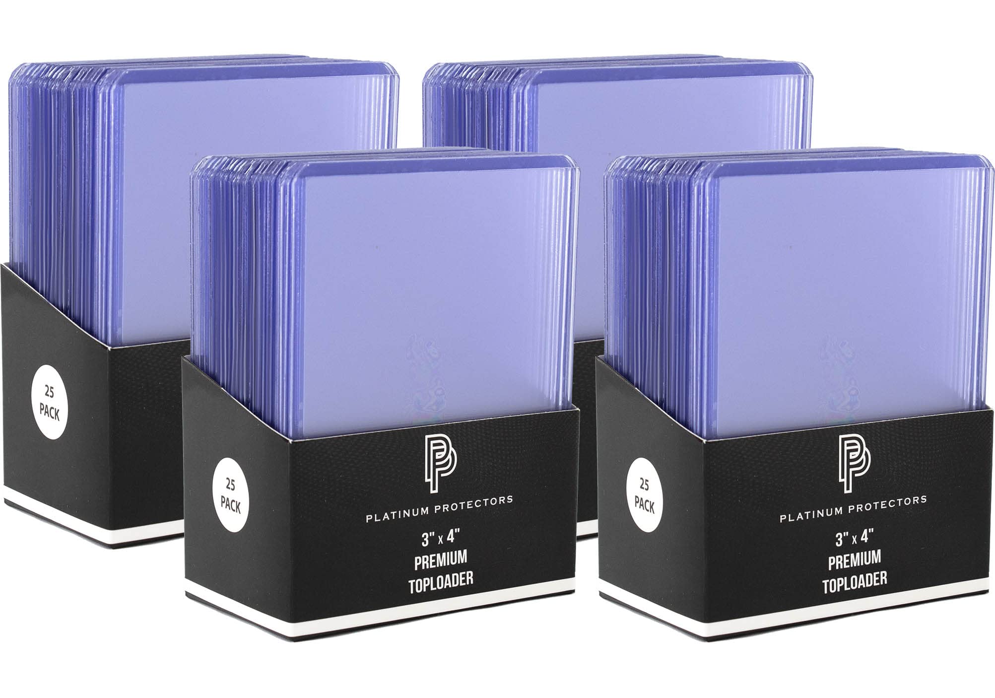 Platinum Protectors Trading Card Sleeves, Toploader Card Protectors for Pokemon, Football, Baseball Sports Cards – Clear Plastic Top Loader Sleeves for Trading Cards, Collectible Cards (100-Count)