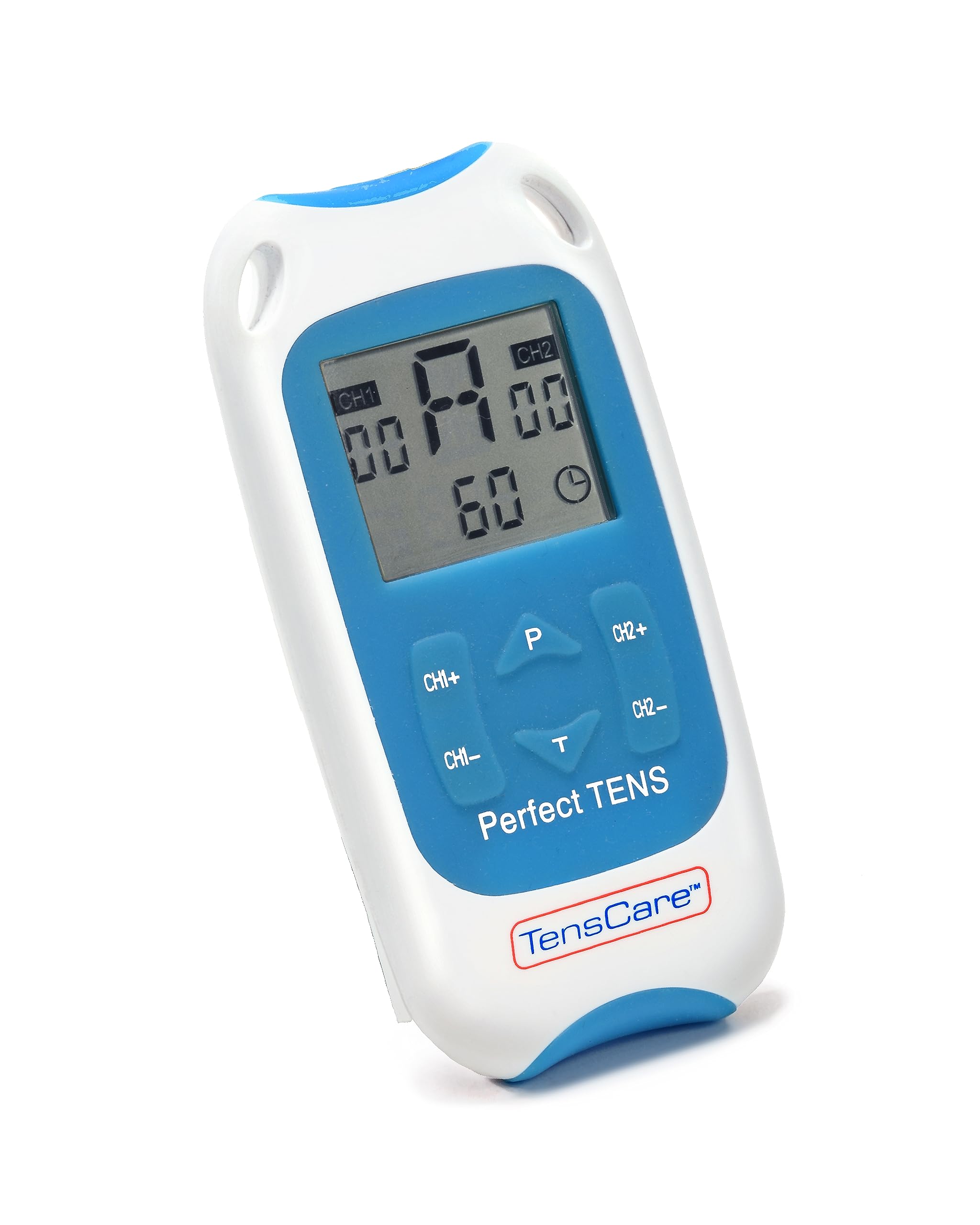TensCare - Perfect Tens, Appareil de soulagement de la douleur, 16 modes, double canal, thérapie facile à utiliser et efficace pour la douleur chronique