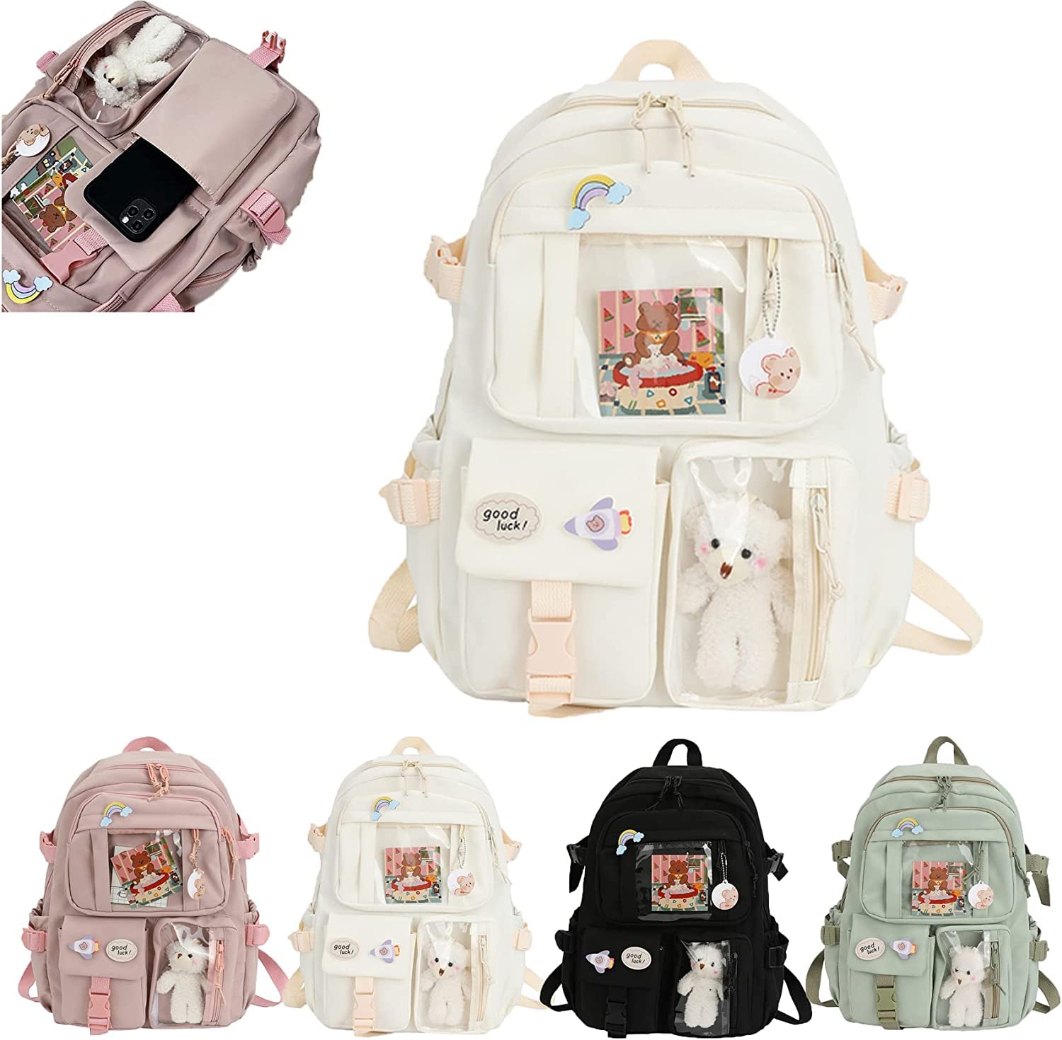 Buy Agoto Upgrade Kawaii Backpack, Kawaii Backpack For School, Cute