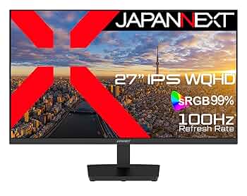 Amazon.co.jp: JAPANNEXT 27インチ IPSパネル搭載 WQHD
