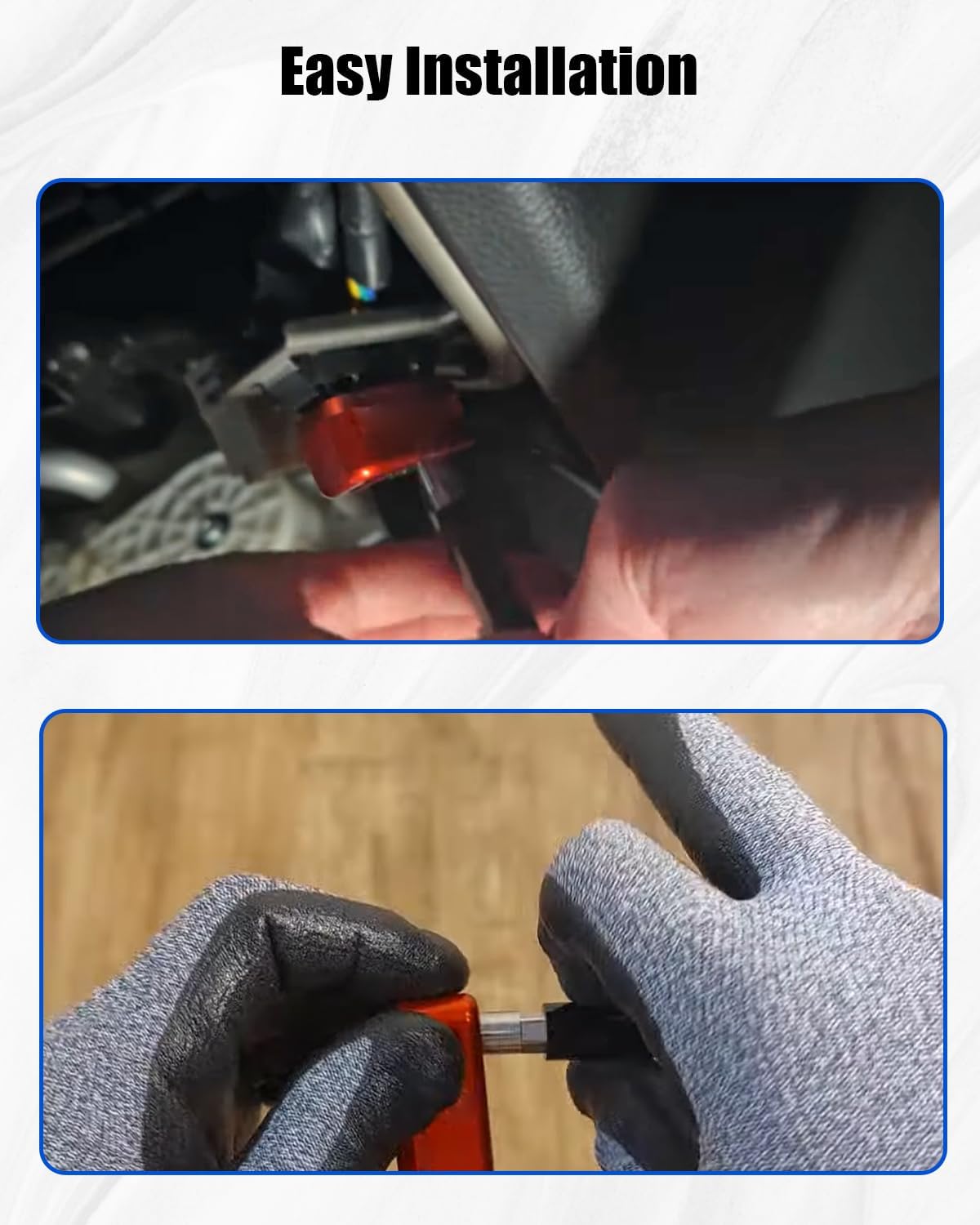 ODB Port Locking Tool, OBD2 Lock Diagnostic Port Protector Fit for Most Cars SUV and Trucks, Anti-Theft Locking Tool