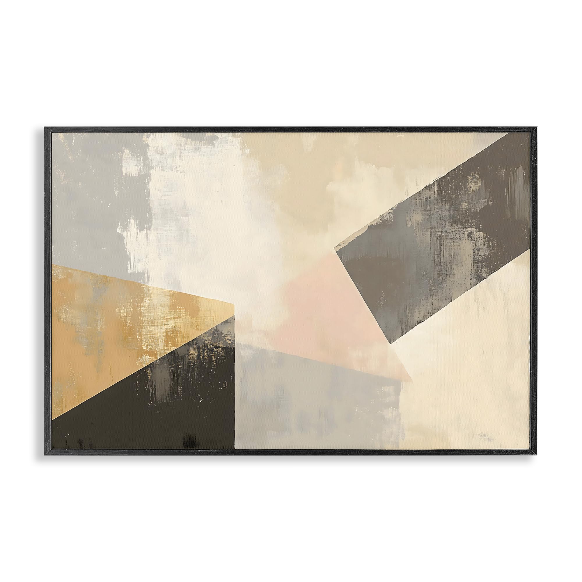 Stupell Industries Distinct Shapes habiller un mur vide tableau gris