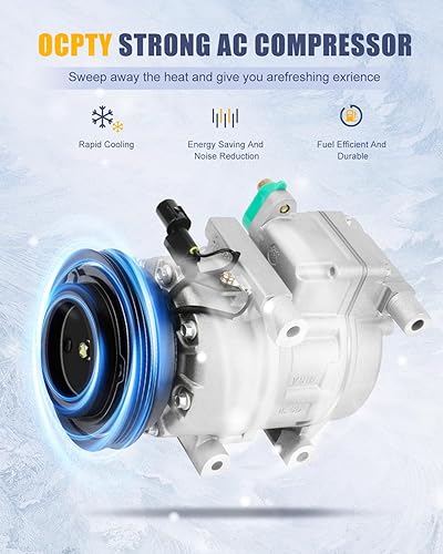 Miniatura 2 de OCPTY Compresor de aire acondicionado para Dodge Attitude 1.6L para Hyundai Accent 1.6L 2006-2012
