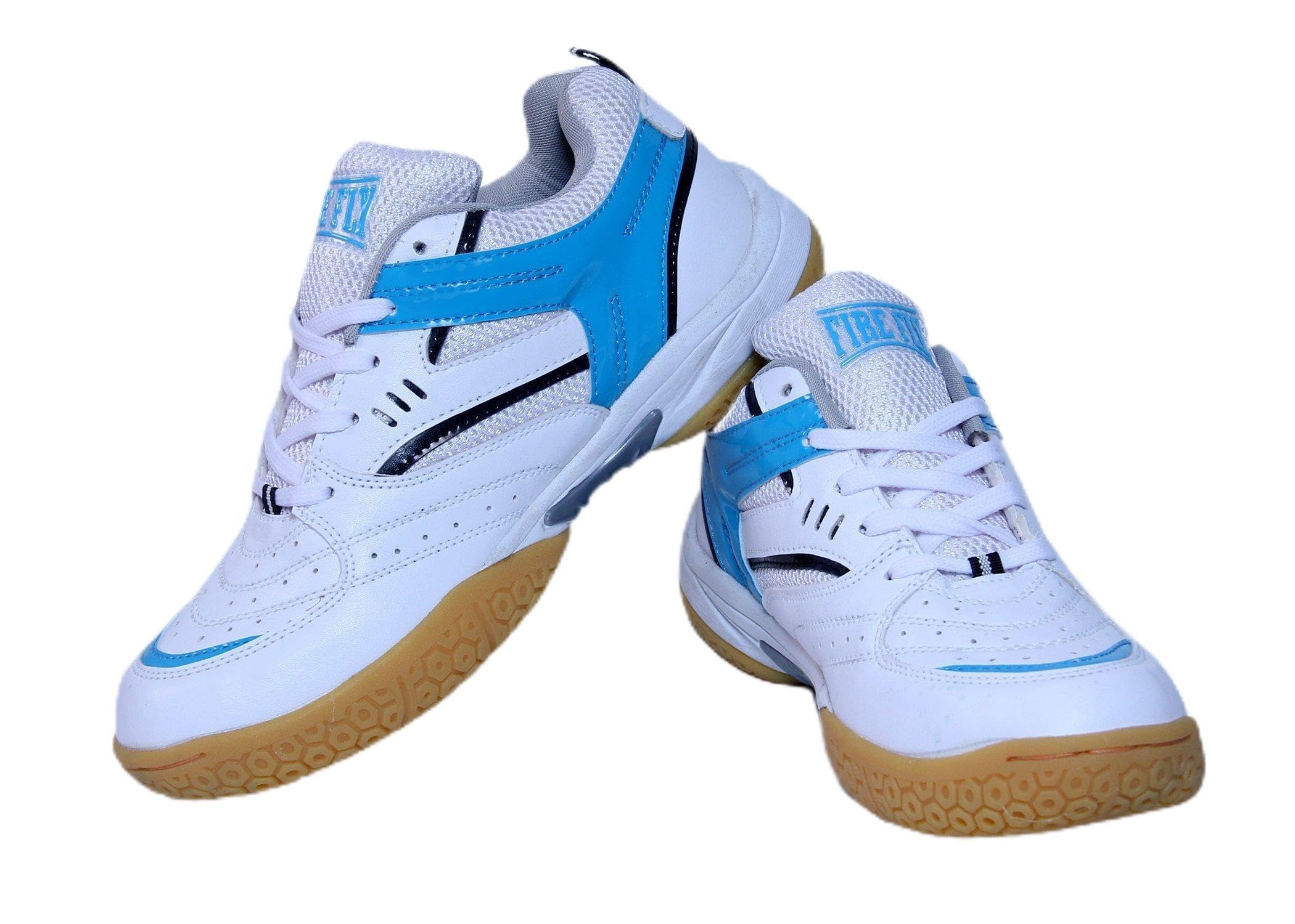CW FIRE Fly EXCEL Blue| Badminton Shoes|Men Non Marking Sole| Indoor Court Sports Shoe-picture-19