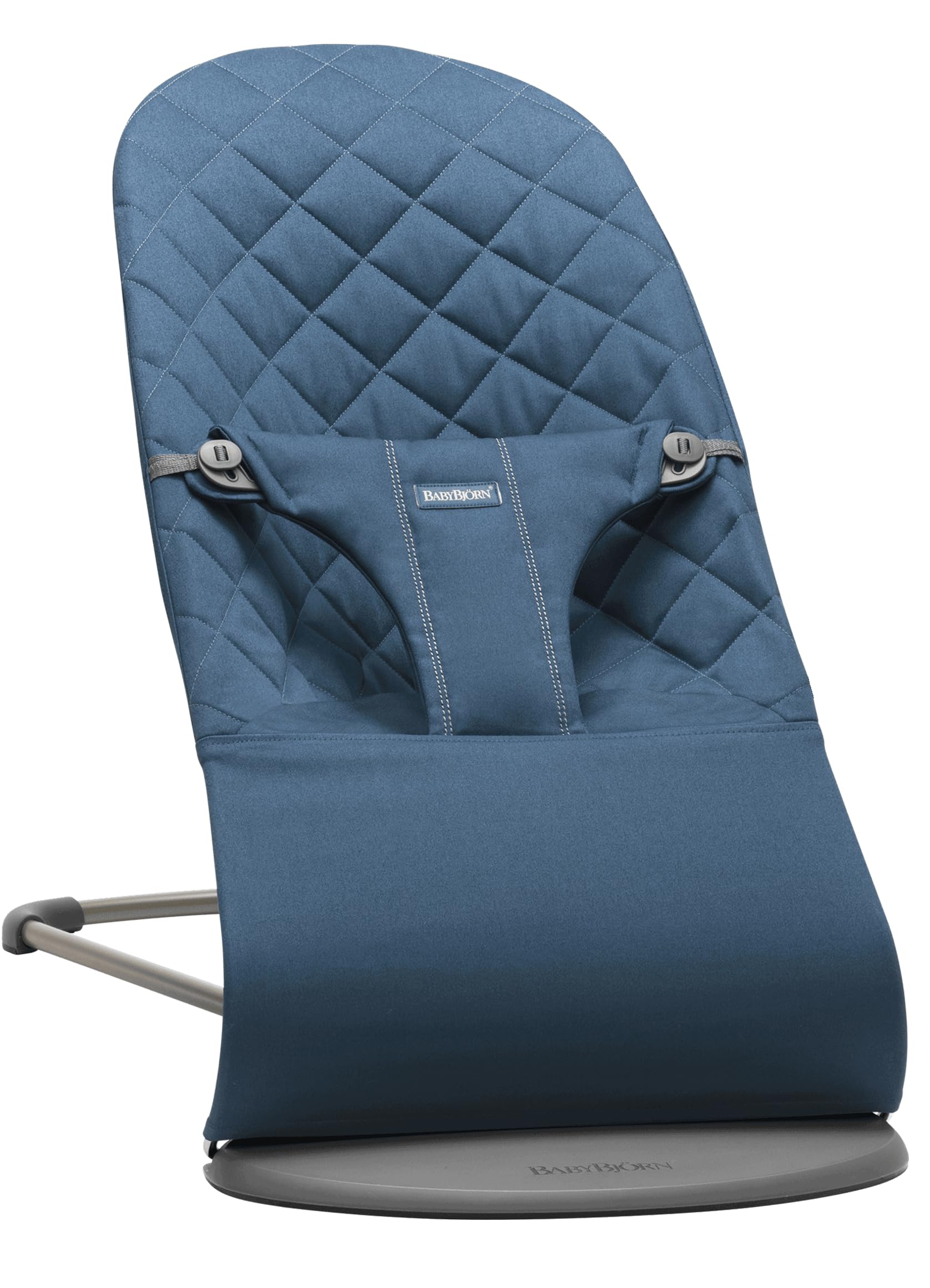 BabyBjörn Babywippe Bliss – Gewebt, klassische Steppung, Mitternachtsblau
