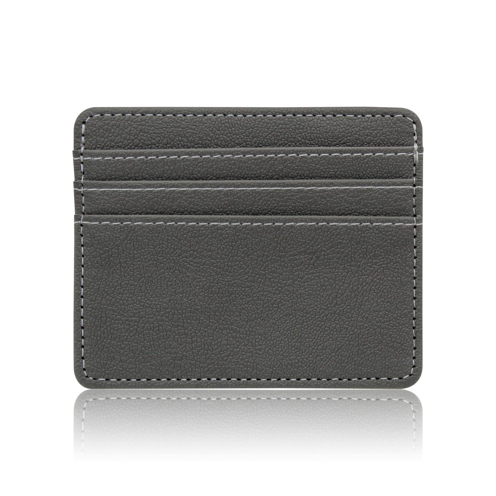 WisePoint Credit Card Holder for Men, PU Leather Small Card Holder Wallet for Men RFID Blocking Slim Card Holder, 4 Card Slots Small Credit Card