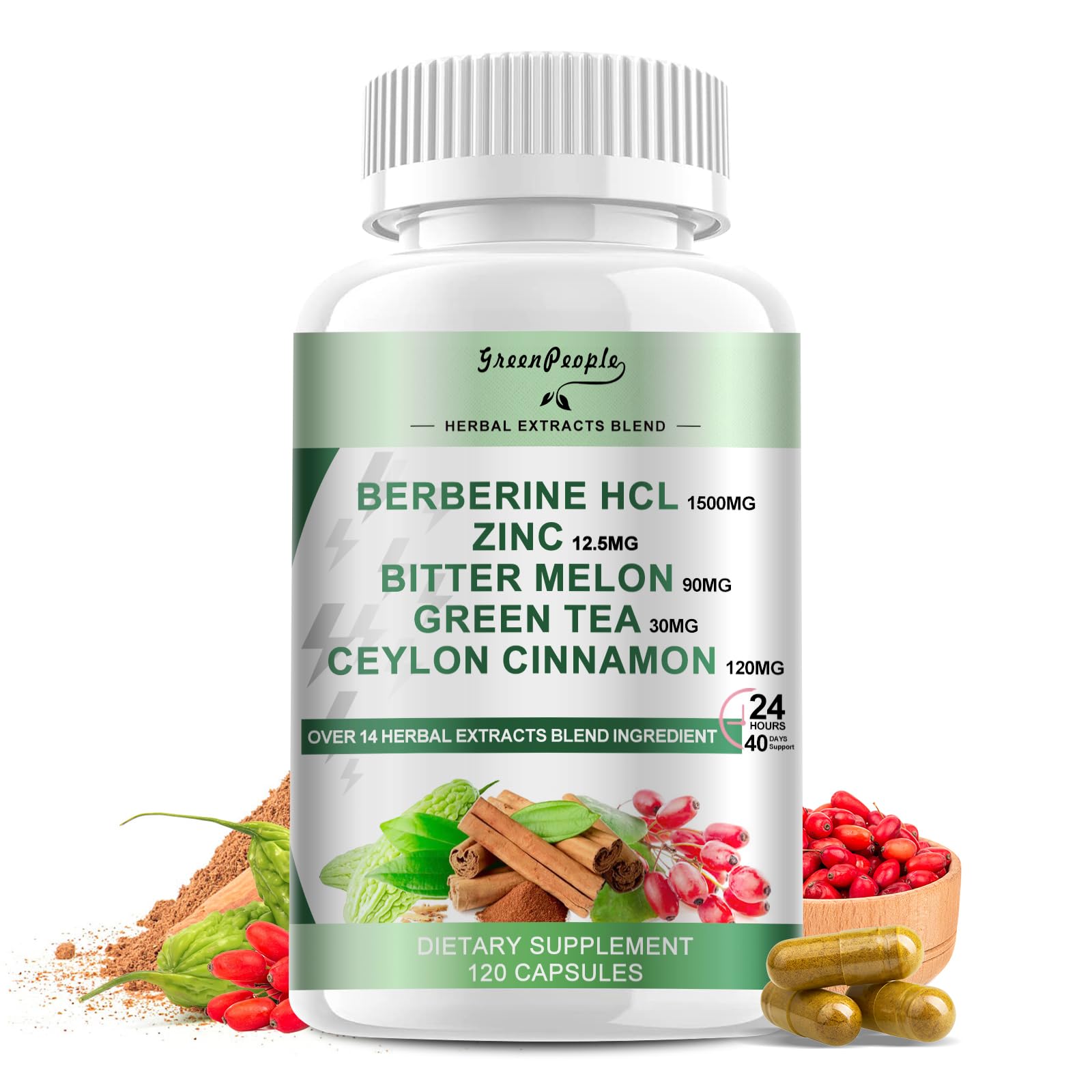 GREENPEOPLE Berberine 1500mg
