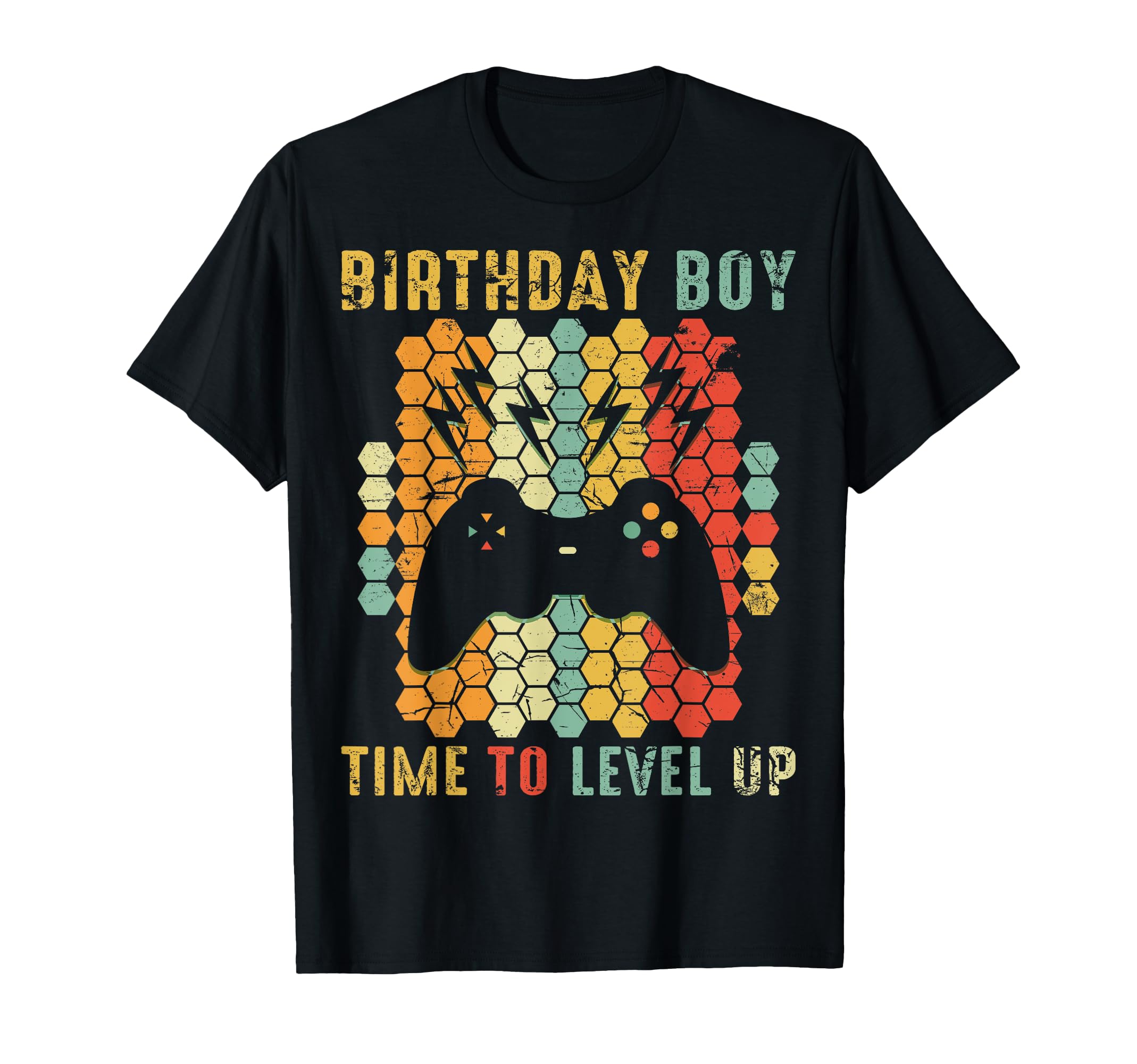Birthday Boy Time to Level Up Video Game Birthday Gamer Boys T-Shirt